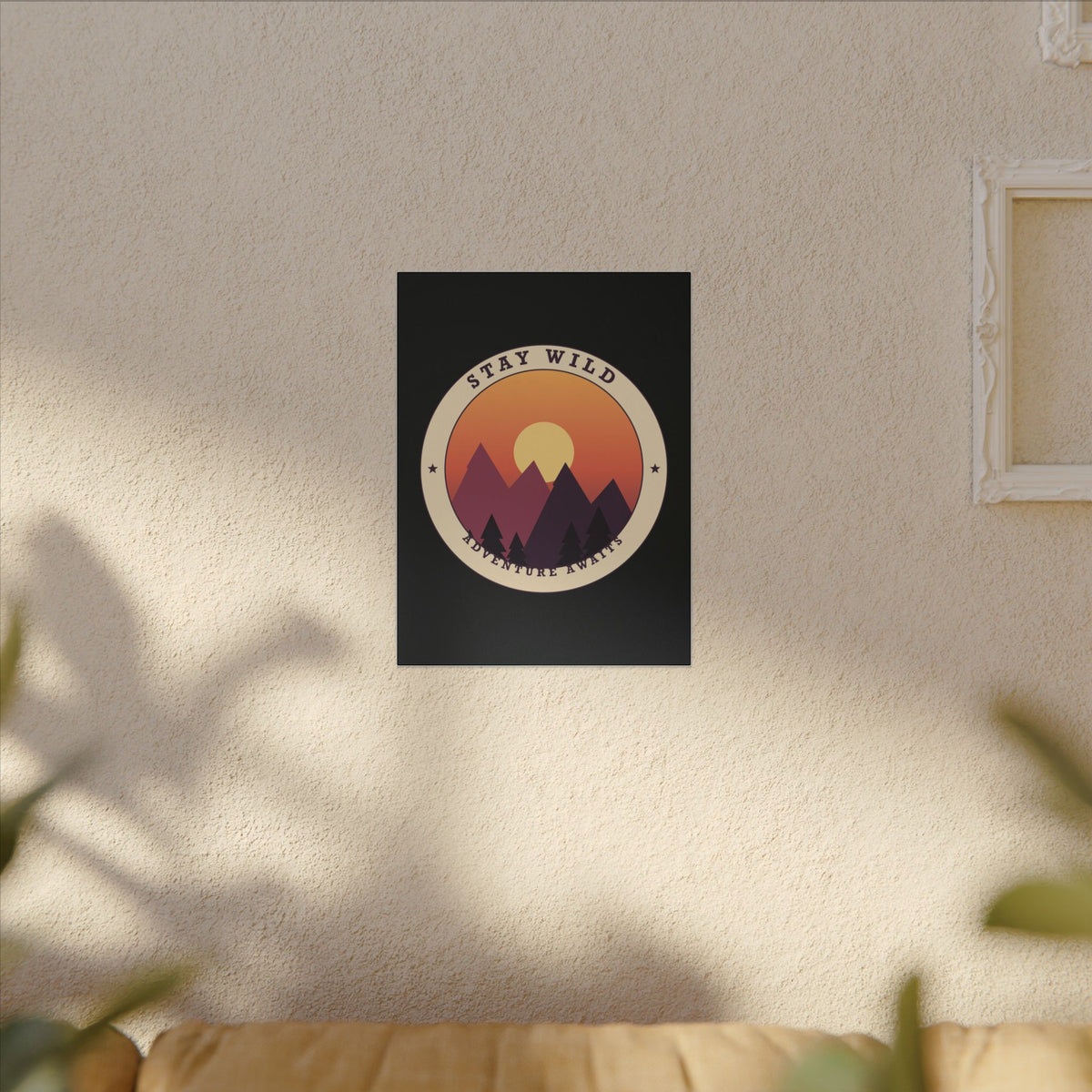 Stay Wild gallery canvas print, view 11
