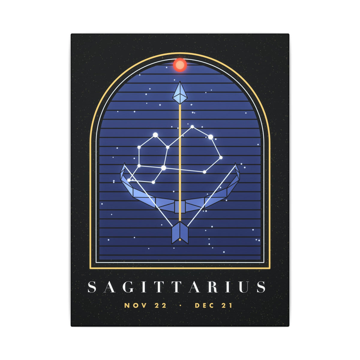 Sagittarius gallery canvas print, view 2