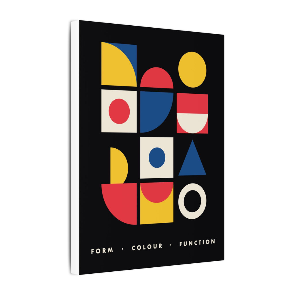 Bauhaus Blocks gallery canvas print, view 7