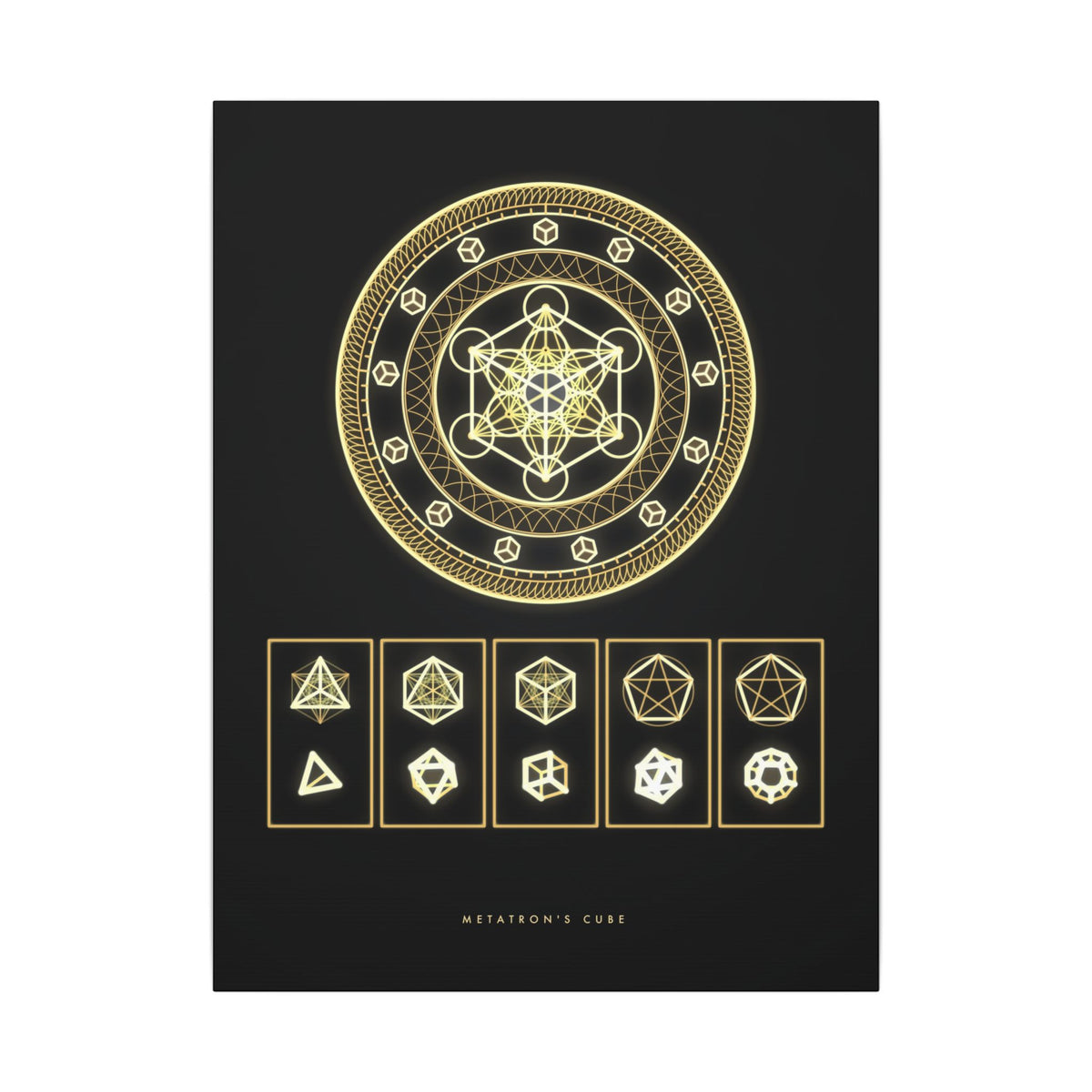 Metatron's Cube gallery canvas print, view 1