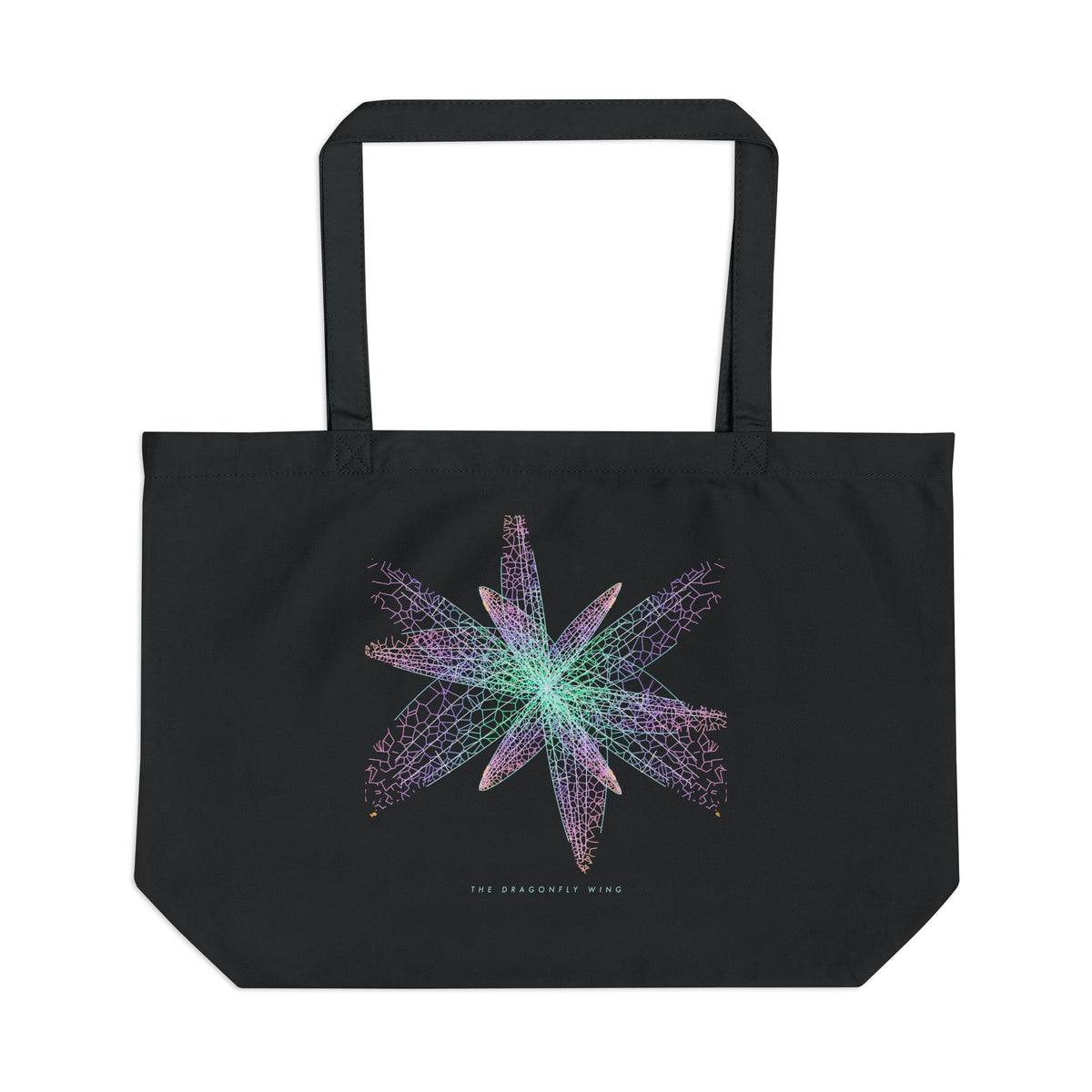 The Dragonfly Wing organic cotton tote bag, view 1