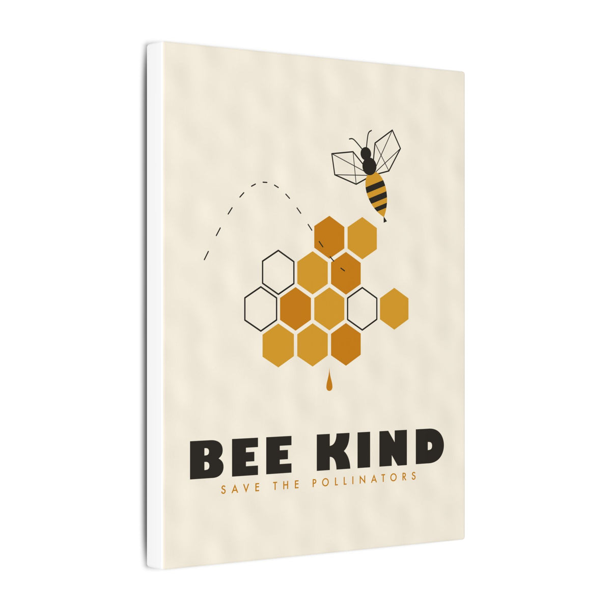 Bee Kind gallery canvas print, view 7