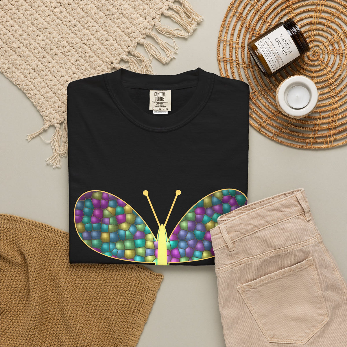 Glass Wings graphic tee, view 3