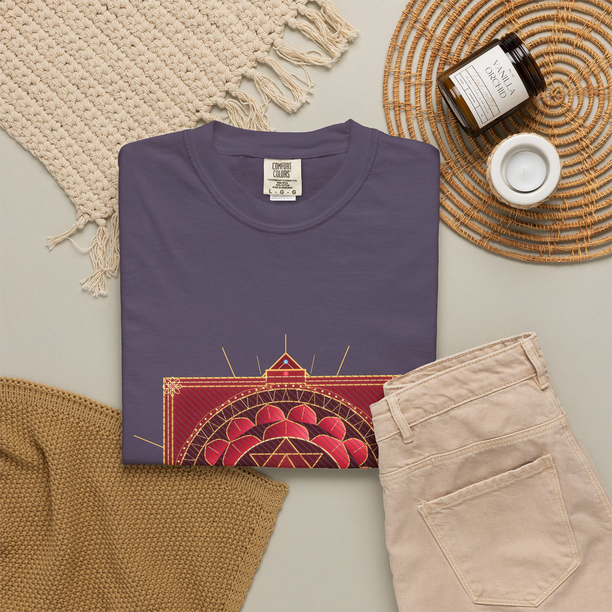 The Sri Yantra graphic tee, view 5
