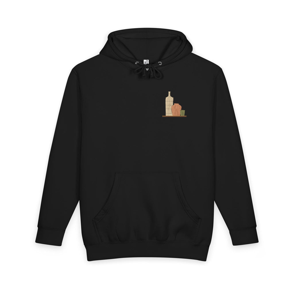 Three Vessels heavyweight hoodie, view 2