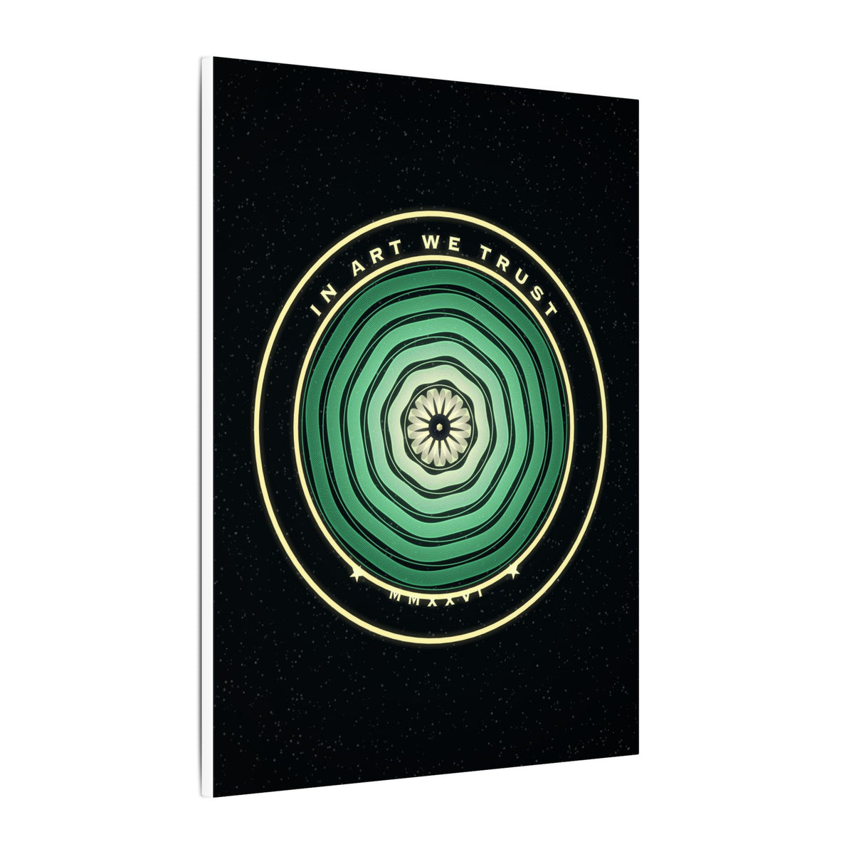 In Art We Trust gallery canvas print, view 4