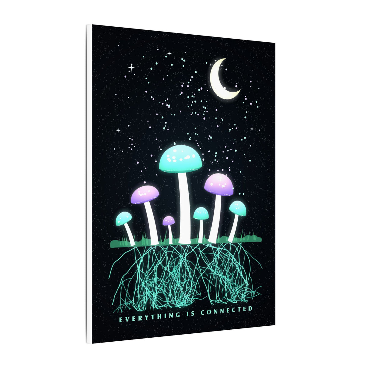 Moonlit Mycelium gallery canvas print, view 4