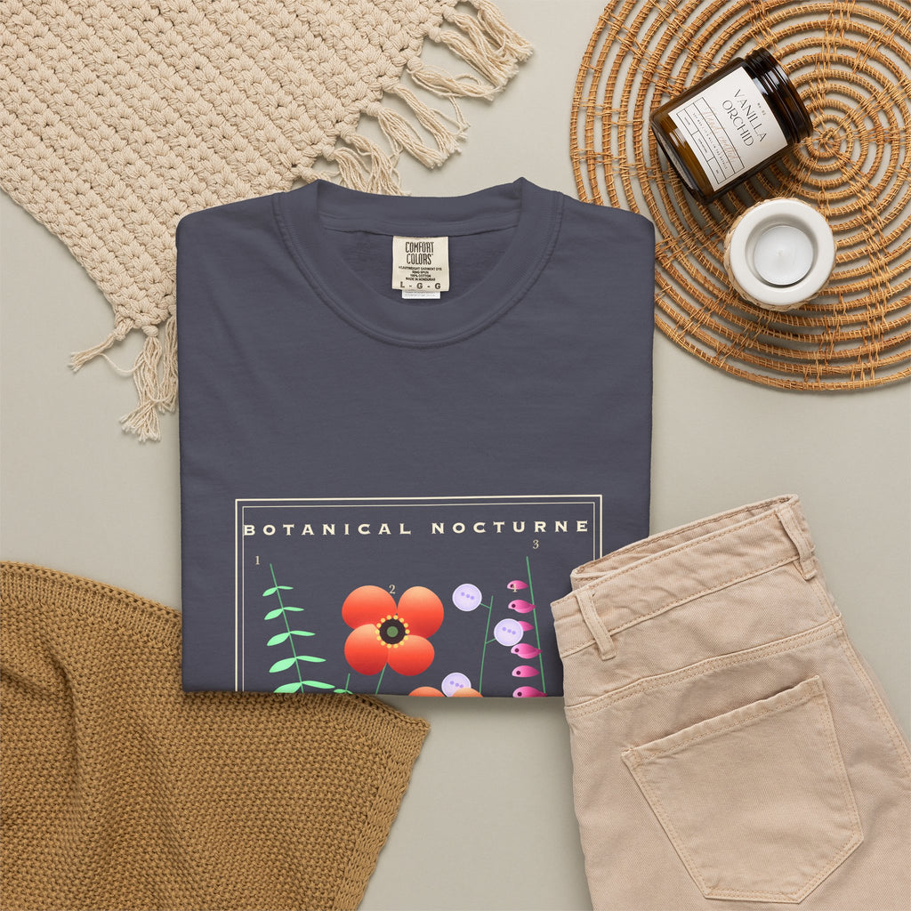 Botanical Nocturne graphic tee, view 5