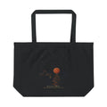 Rising Red organic cotton tote bag, view 1