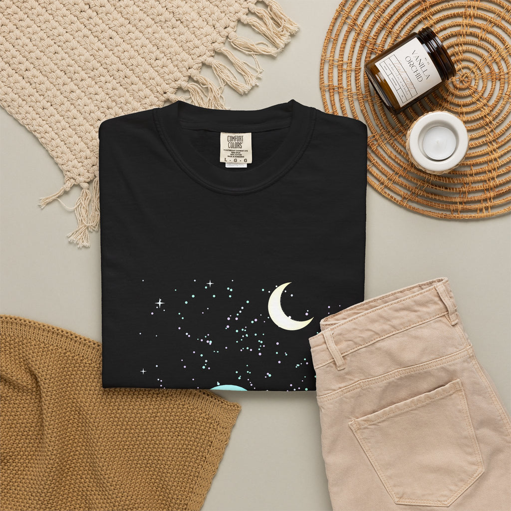 Moonlit Mycelium graphic tee, view 3