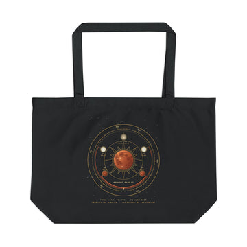Eclipse in Gold Tote Bag