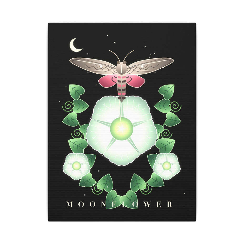 Moonflower gallery canvas print, view 2