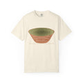 The Bowl graphic tee in Ivory, original art by AuraCanvas