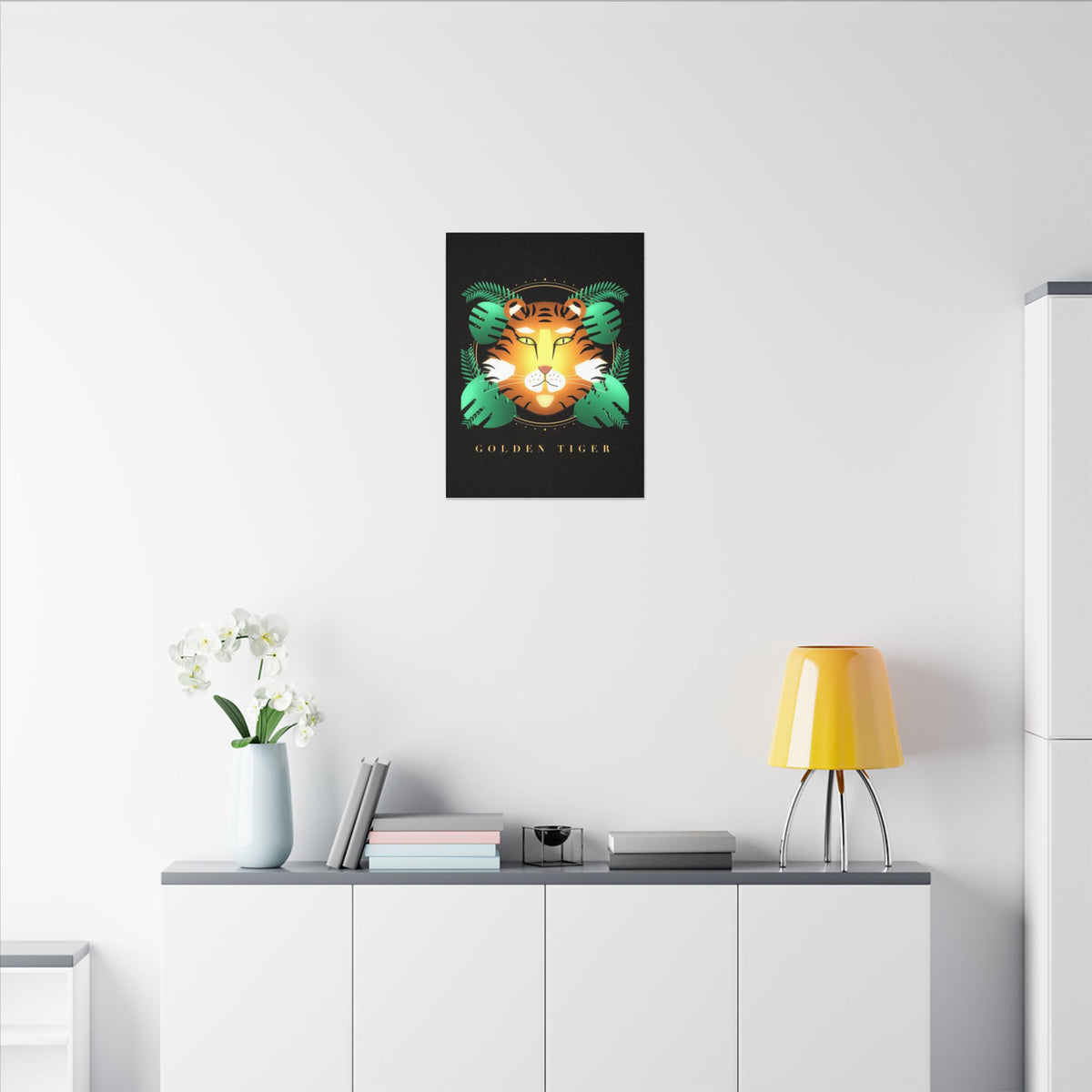Golden Tiger gallery canvas print, view 6