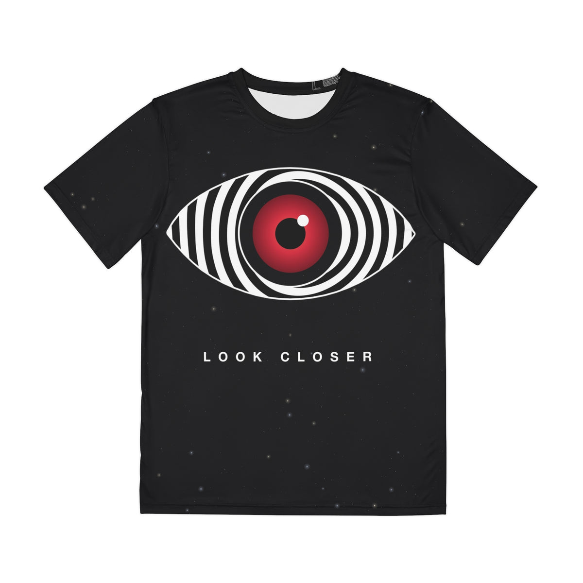 Hypnotic Eye all-over print tee, view 1