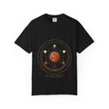 The Seven Contacts graphic tee in Black, original art by AuraCanvas