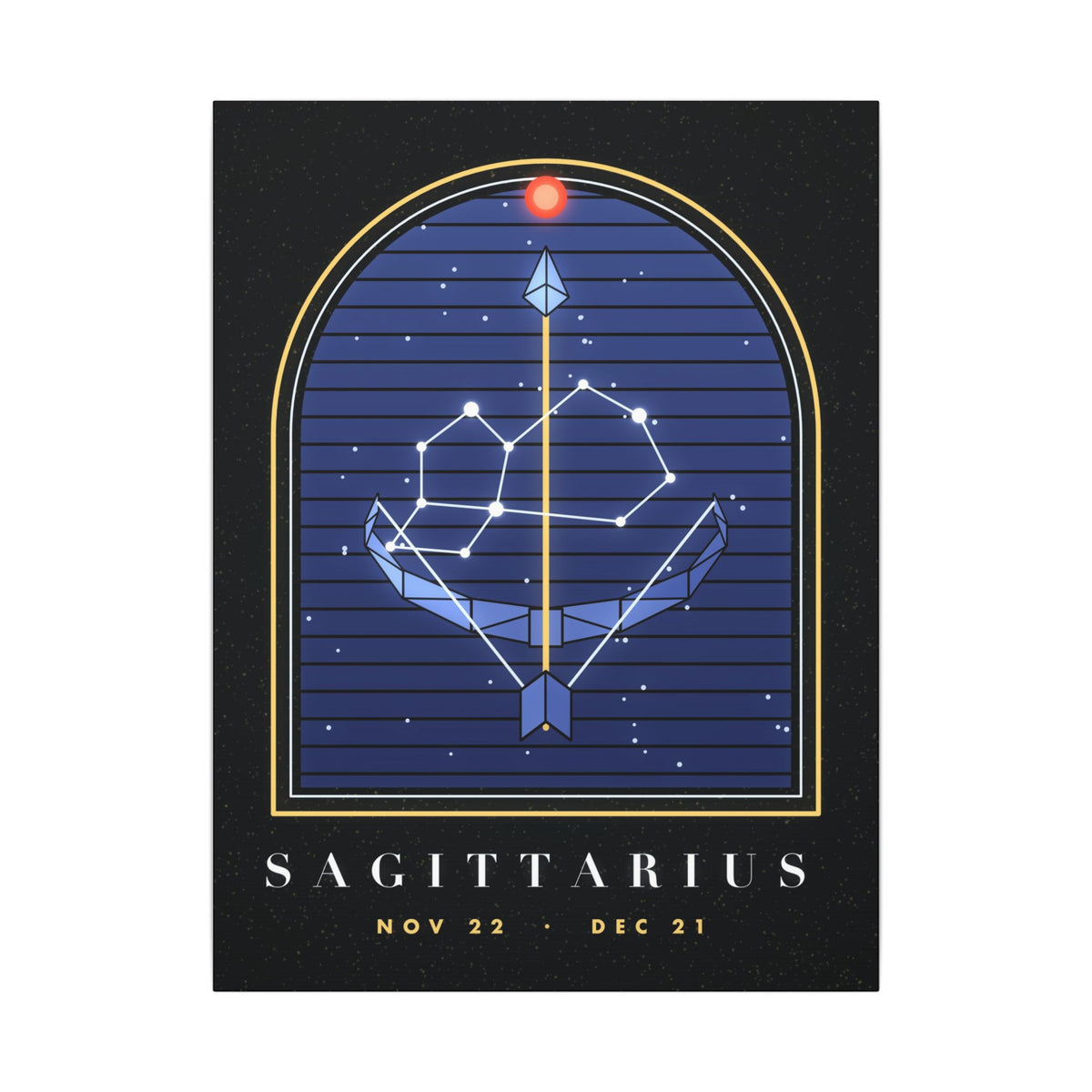 Sagittarius gallery canvas print, view 1