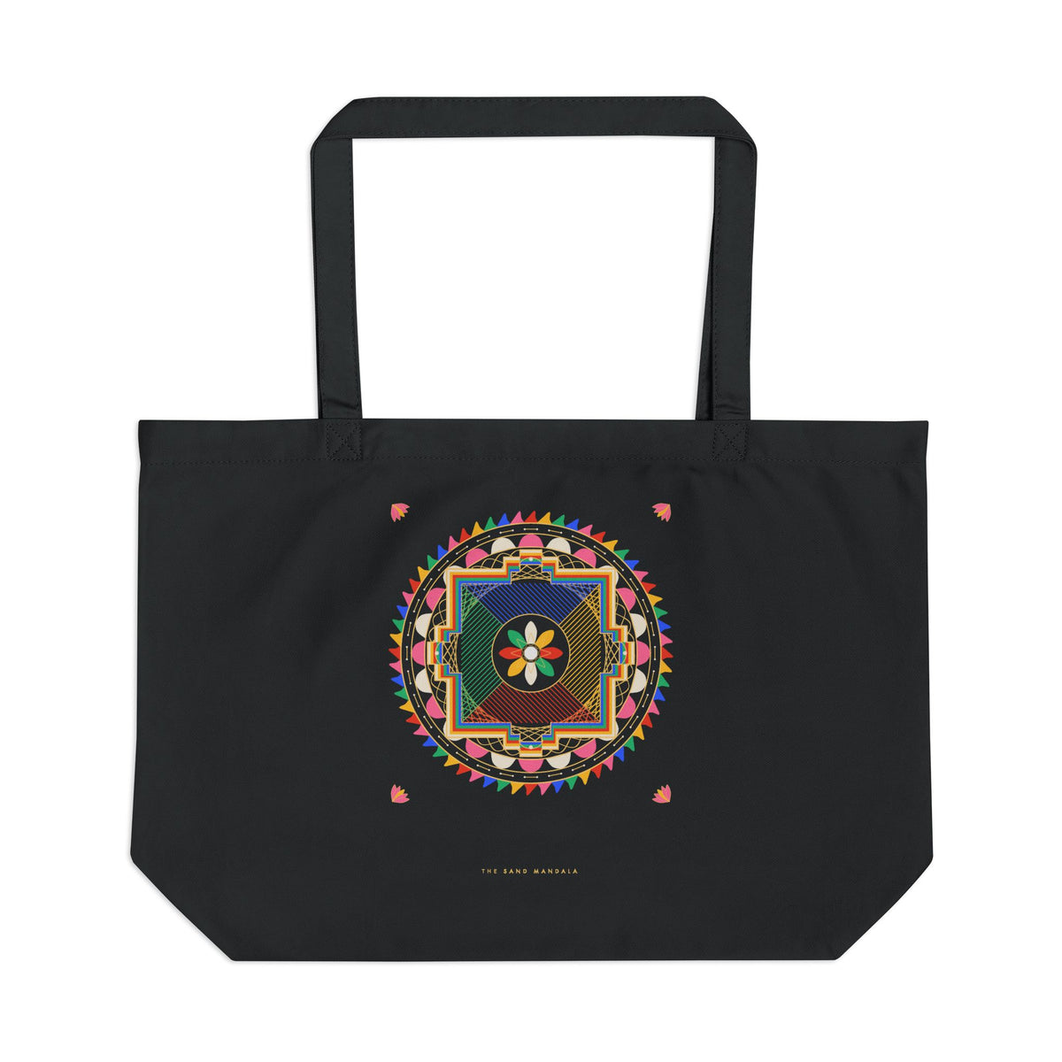 The Sand Mandala organic cotton tote bag, view 1