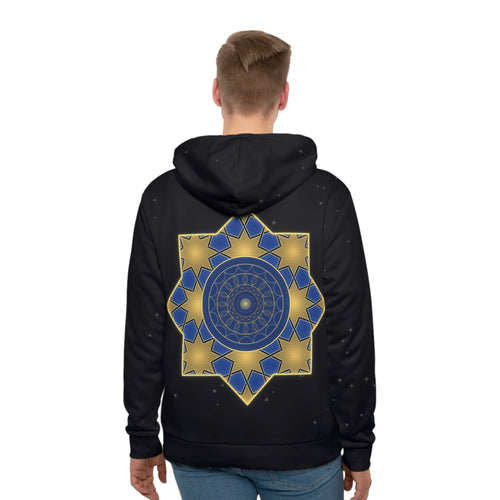Alhambra Star all-over print hoodie, view 2