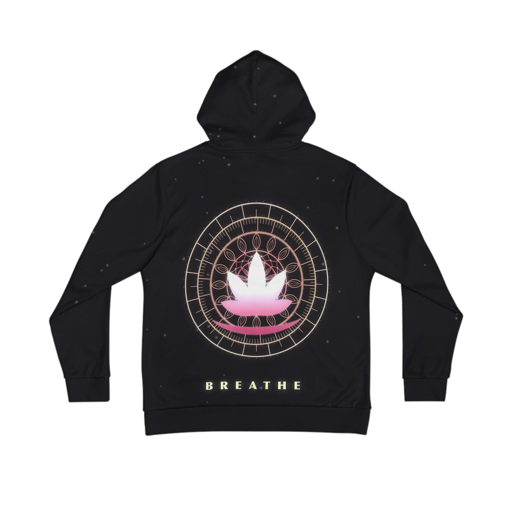 Sacred Lotus all-over print hoodie, view 1