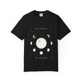 As Above, So Below graphic tee in Black, original art by AuraCanvas