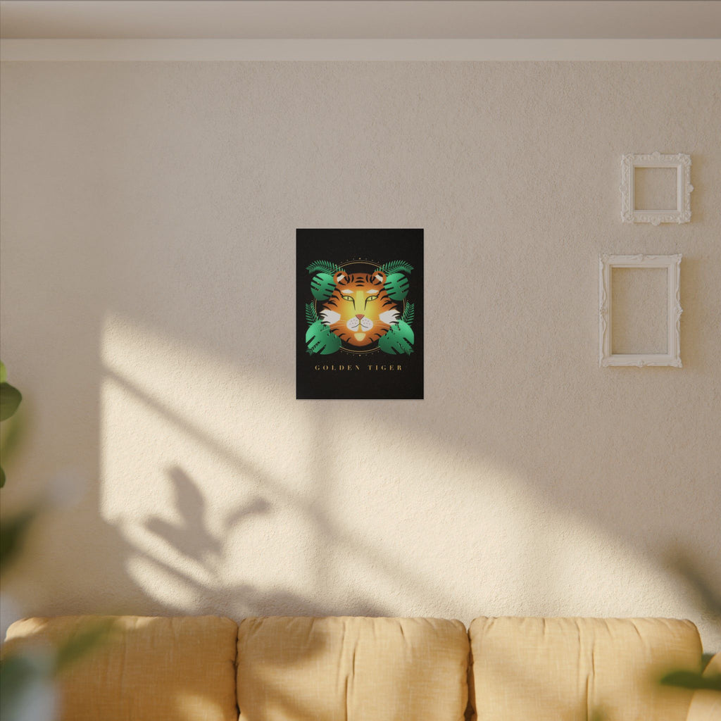 Golden Tiger gallery canvas print, view 5