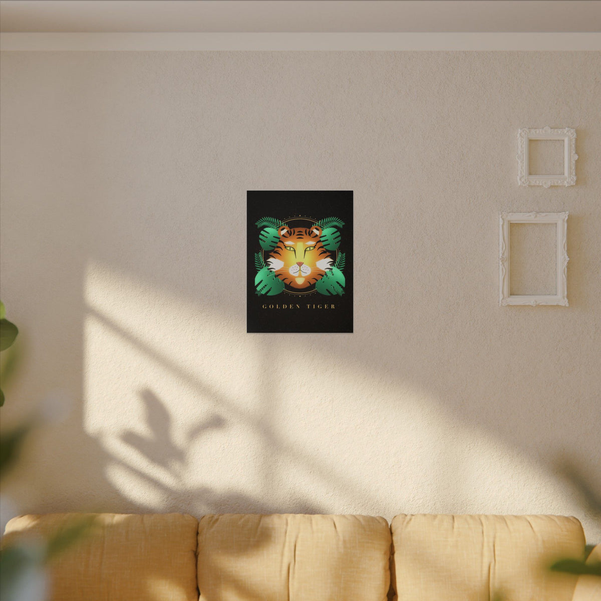 Golden Tiger gallery canvas print, view 5