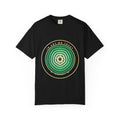 In Art We Trust graphic tee in Black, original art by AuraCanvas