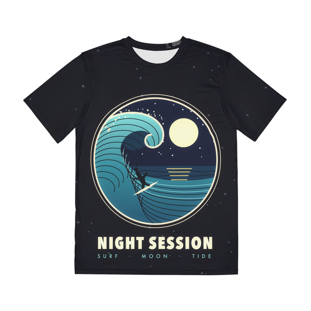 Night Session all-over print tee, view 1
