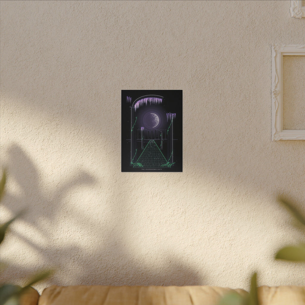 The Overgrown Gate gallery canvas print, view 8