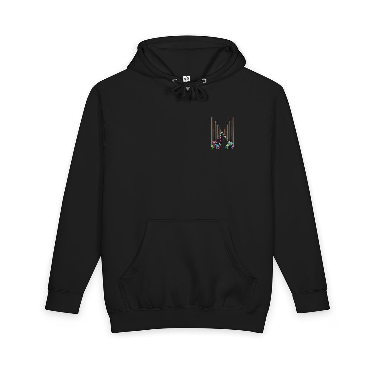 The Mushroom Glade heavyweight hoodie, view 2