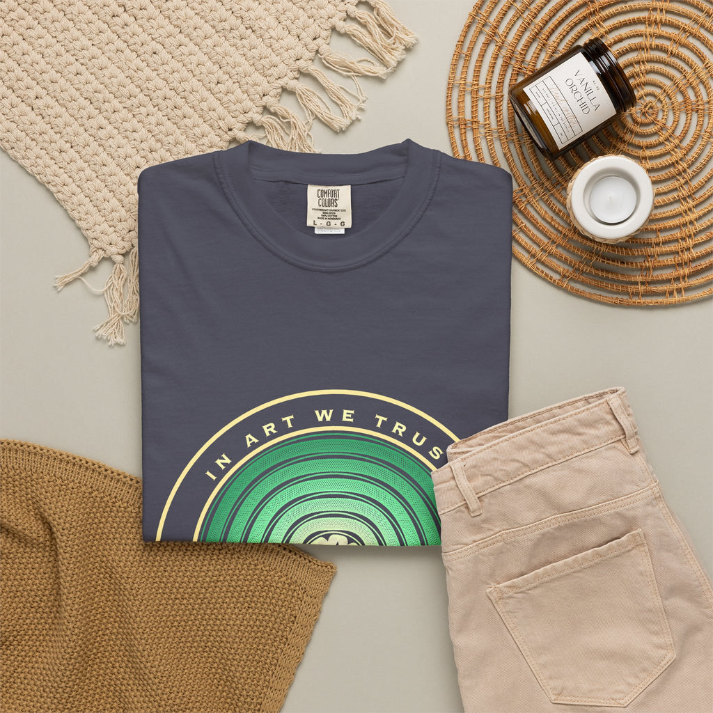 In Art We Trust graphic tee, view 5
