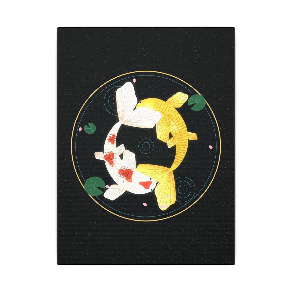 Koi Orbit gallery canvas print, view 2