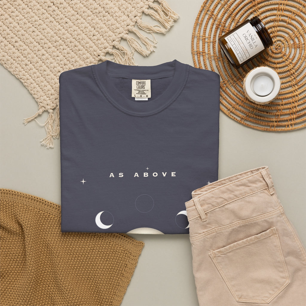 As Above, So Below graphic tee, view 5