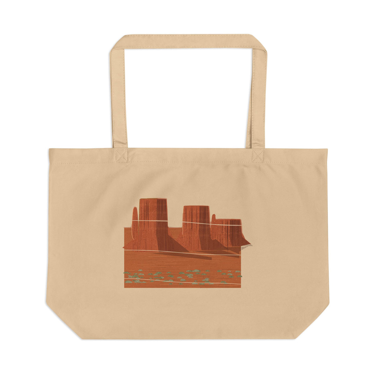 Monument Valley organic cotton tote bag, view 1