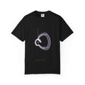 Continuous Grace graphic tee in Black, original art by AuraCanvas