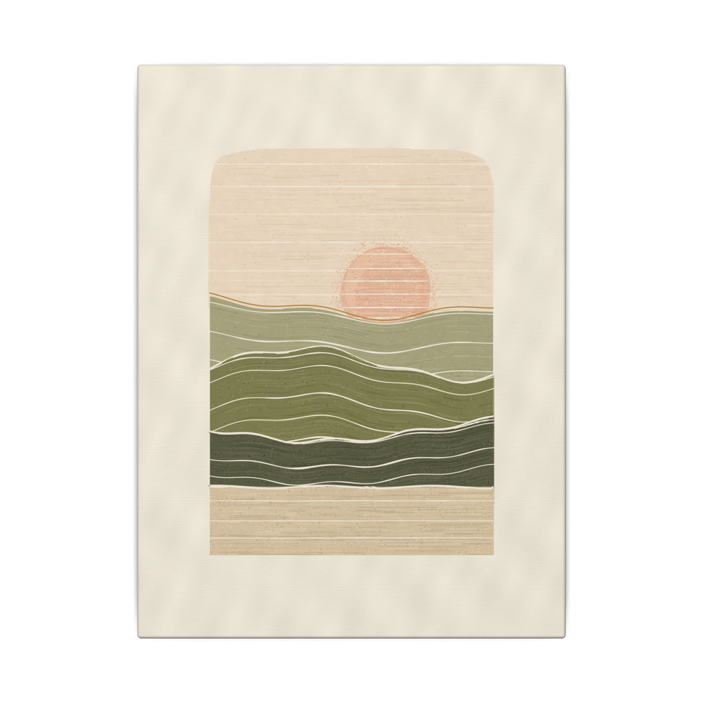 Olive Horizon gallery canvas print, view 2