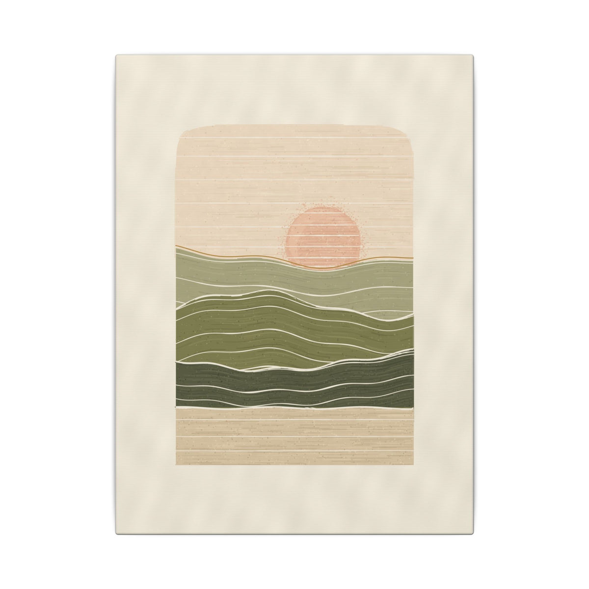 Olive Horizon gallery canvas print, view 2