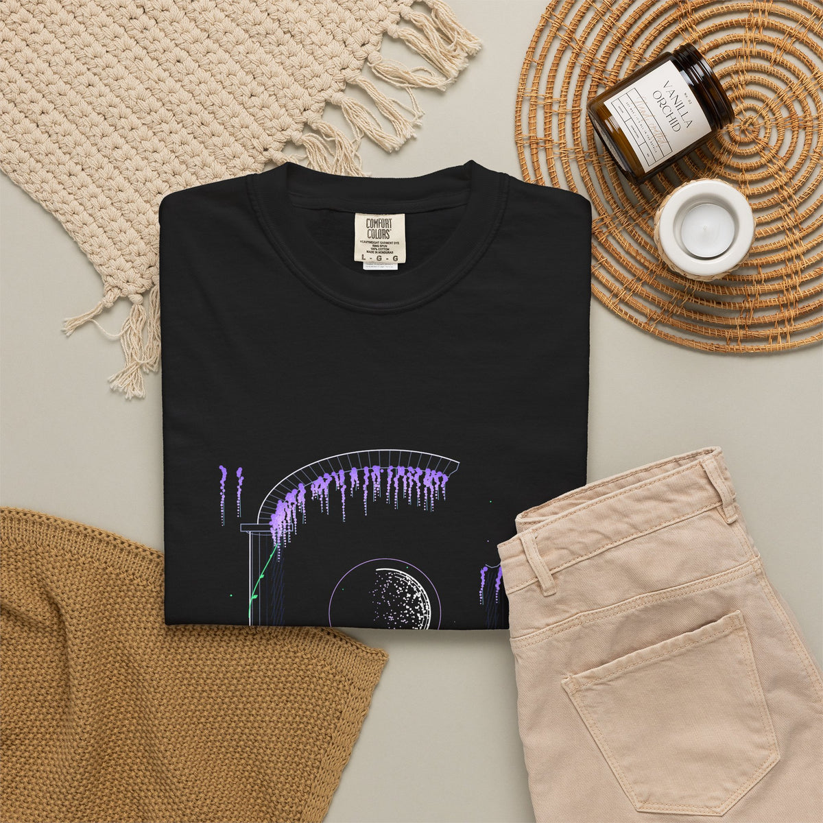 The Overgrown Gate graphic tee, view 3