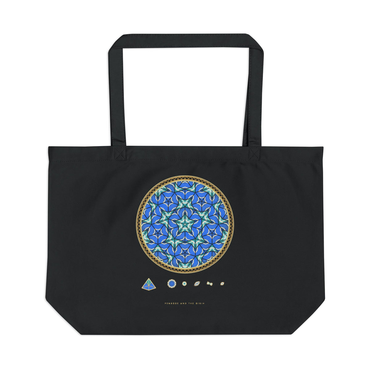 Penrose and the Girih organic cotton tote bag, view 1