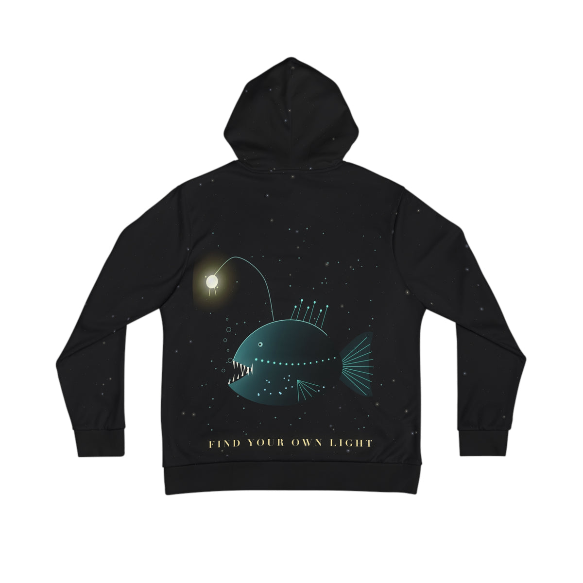 Deep Sea Lantern all-over print hoodie, view 1