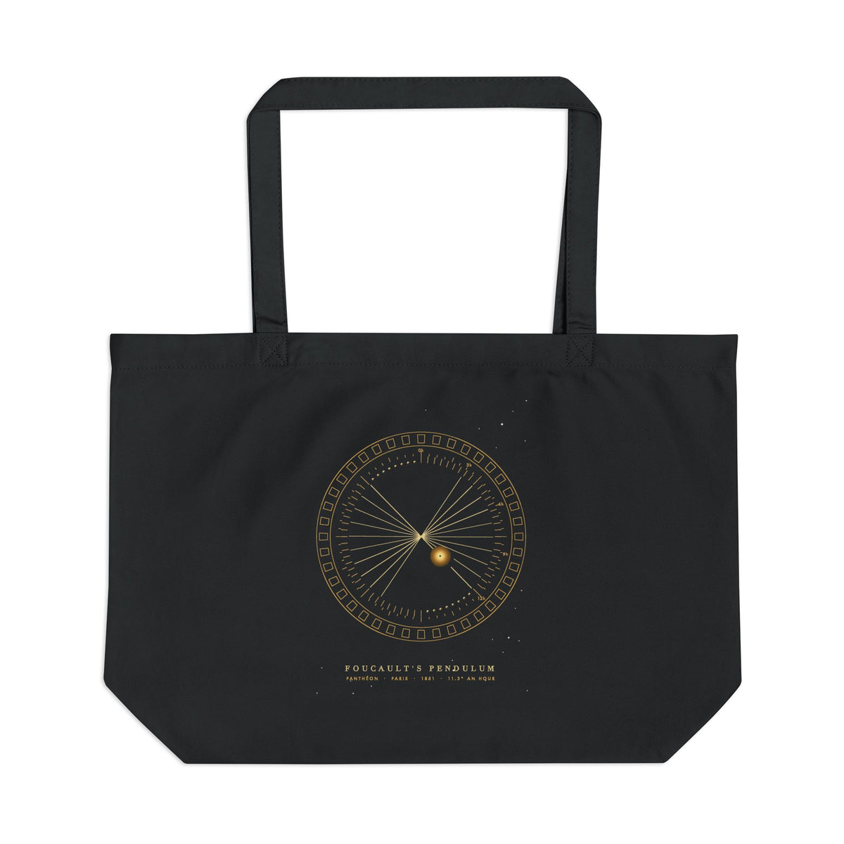 Foucault's Pendulum organic cotton tote bag, view 1