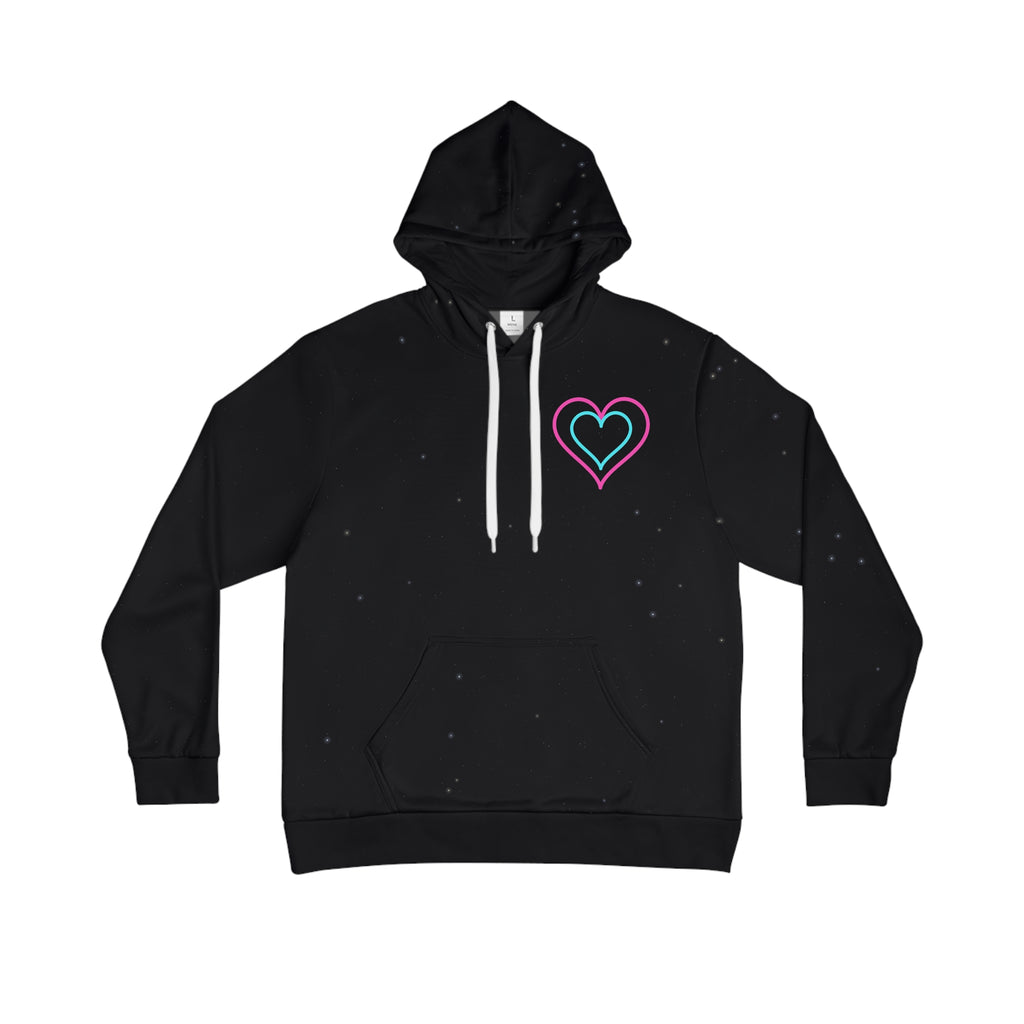 Electric Love all-over print hoodie, view 3