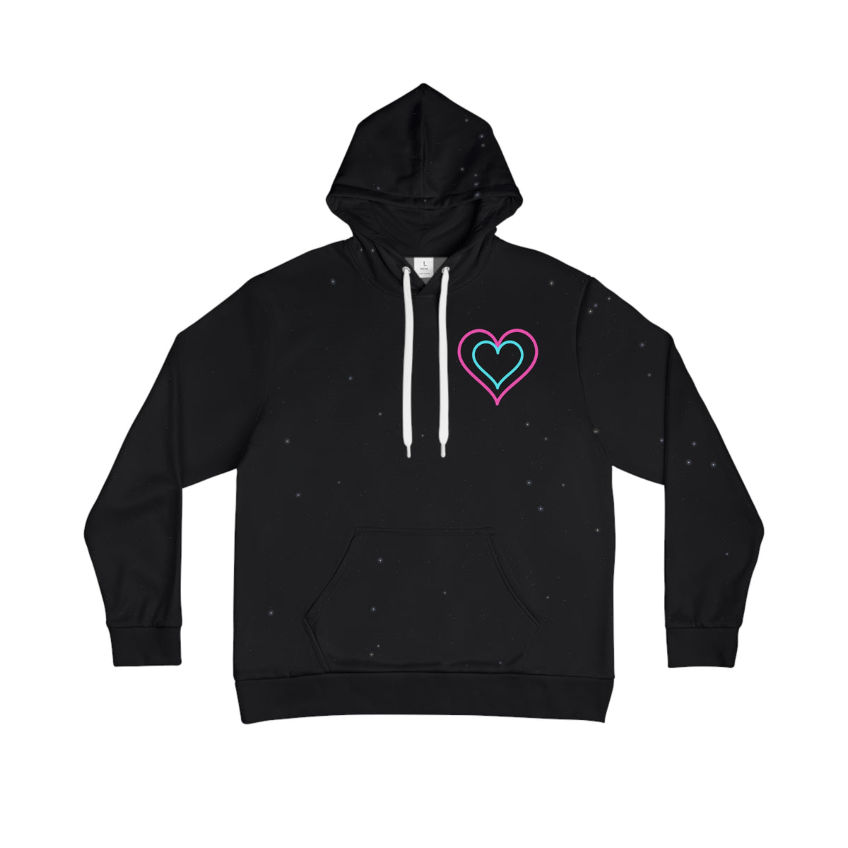 Electric Love all-over print hoodie, view 3