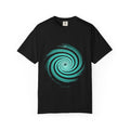 The Maelstrom graphic tee in Black, original art by AuraCanvas