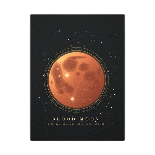 Blood Moon gallery canvas print, view 2