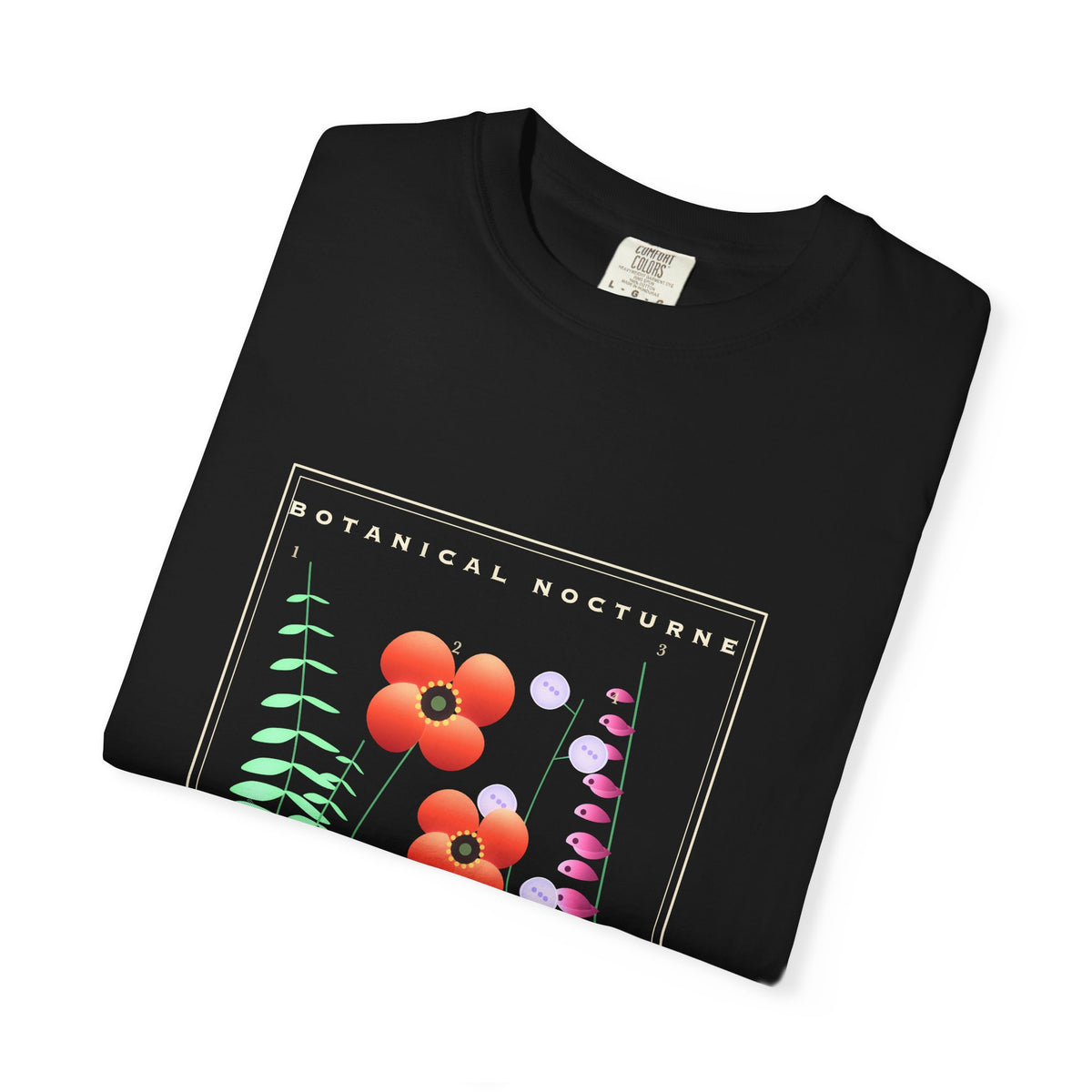 Botanical Nocturne graphic tee, view 6