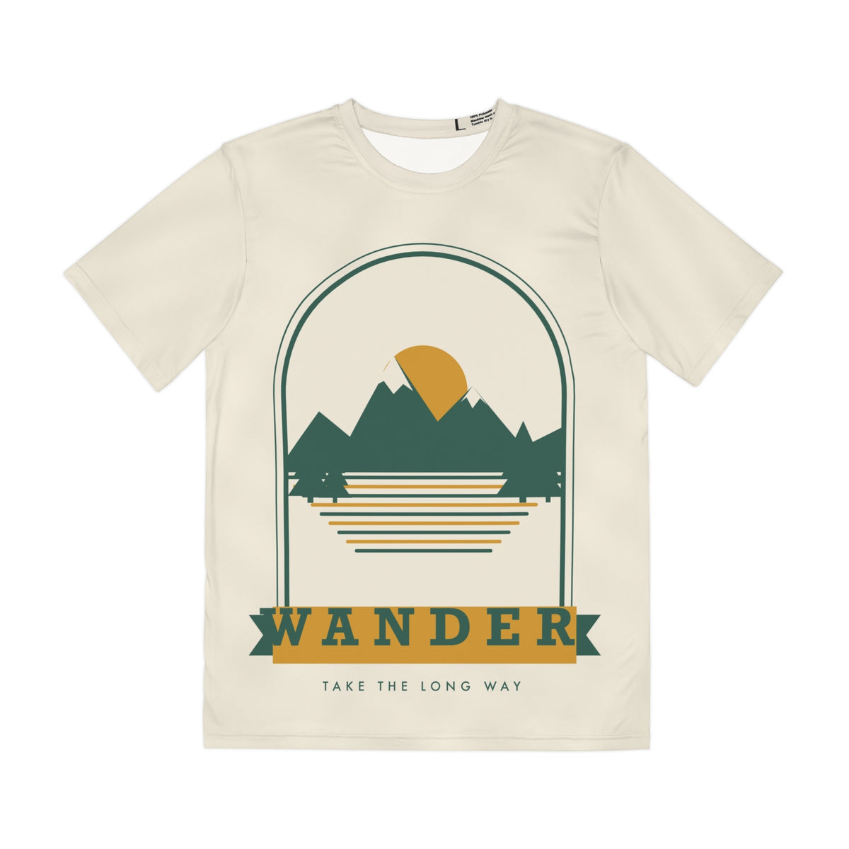 Wander all-over print tee, view 1