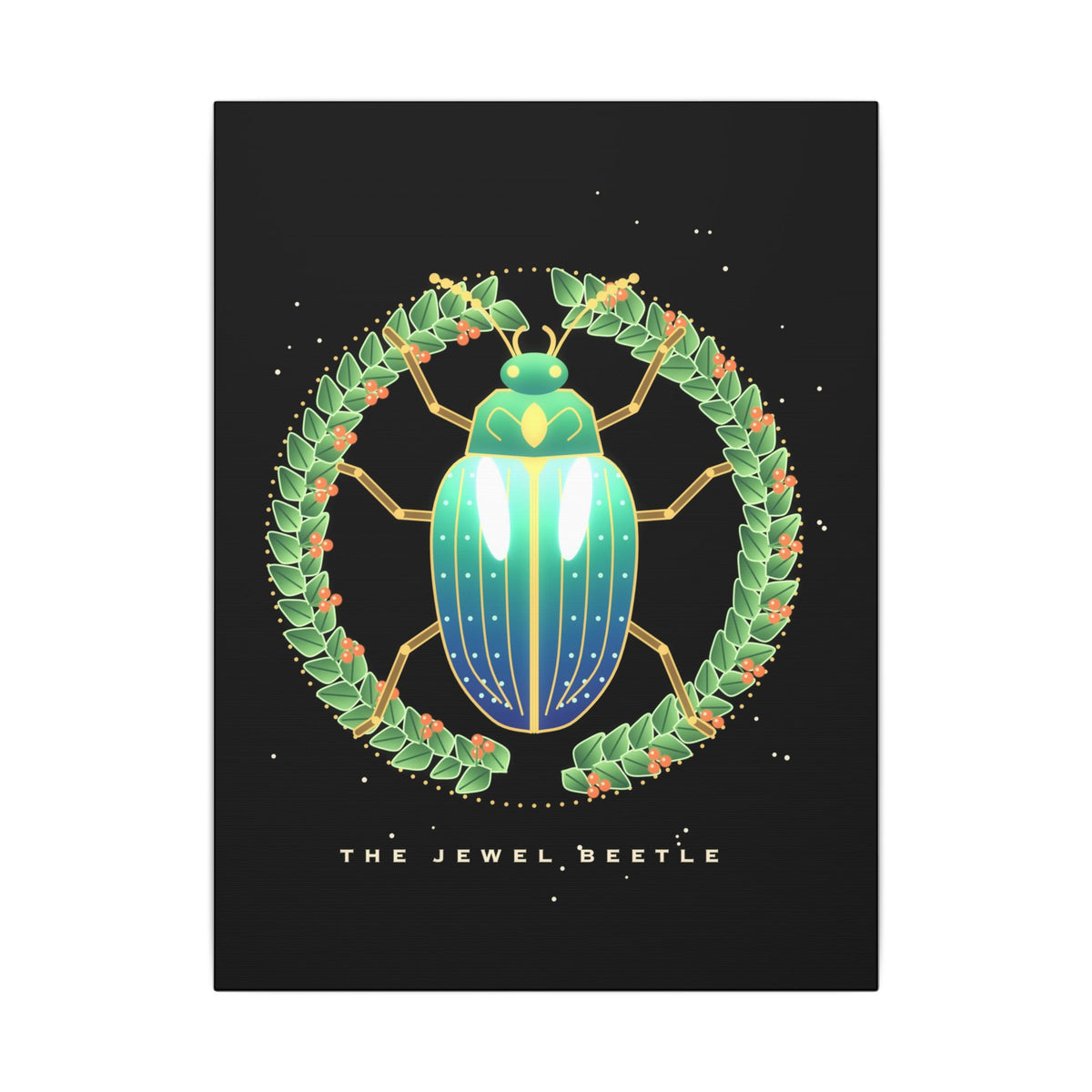 Jewel Beetle gallery canvas print, view 3