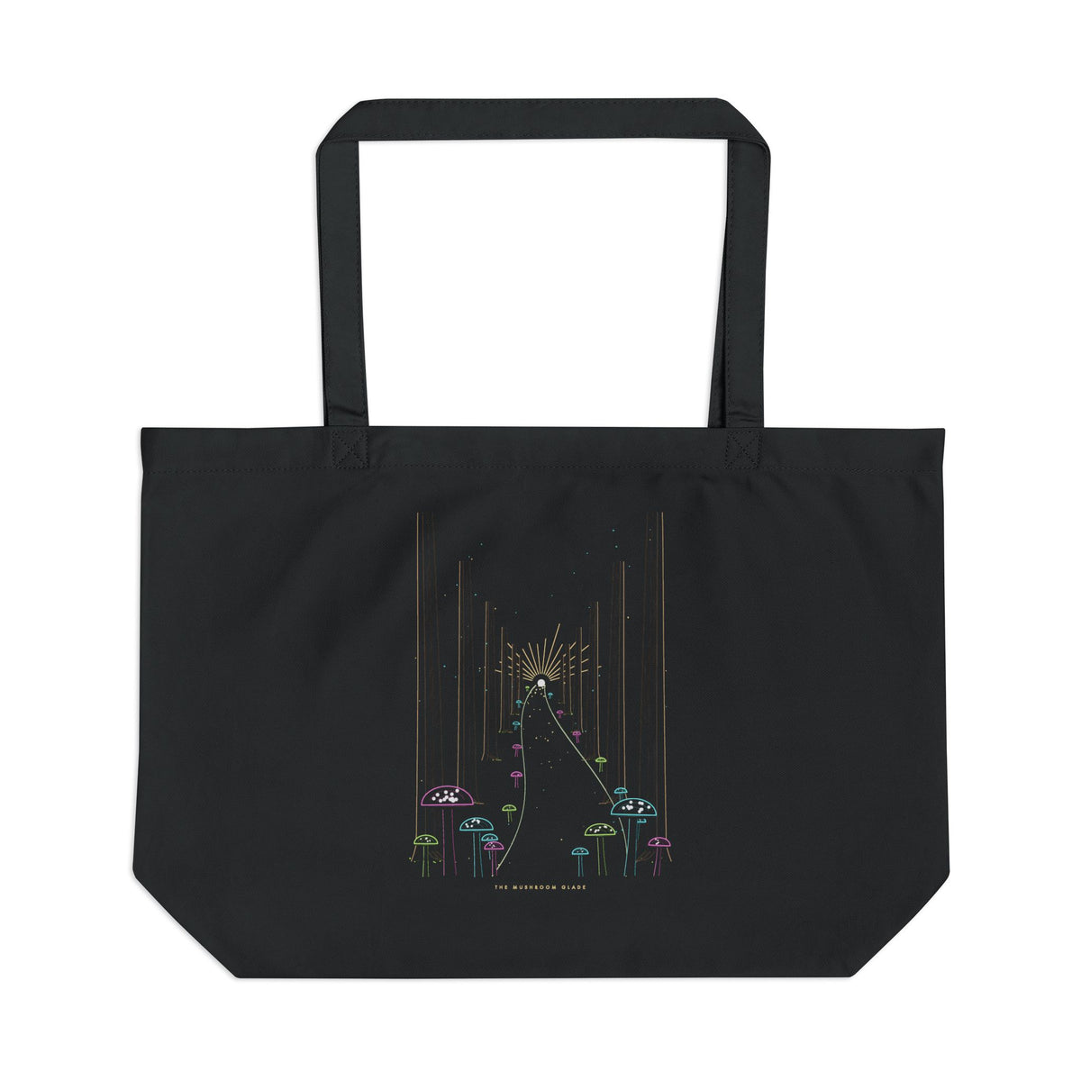 The Mushroom Glade organic cotton tote bag, view 1